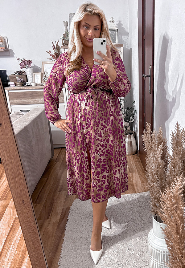 ŠATY CARMEN PLUS SIZE PINK PANTHER 19 - włoski obrázek 4