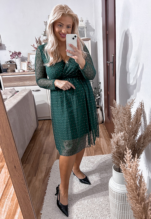 ŠATY ROSALIA PLUS SIZE GREEN 04 - włoski obrázek 3